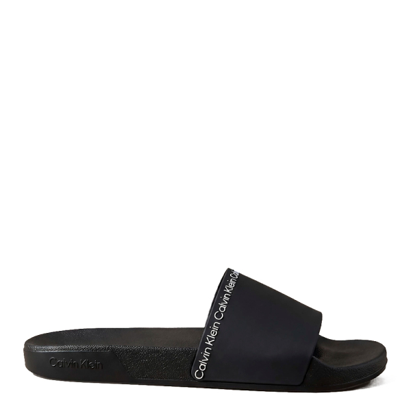 Calvin Klein Tongs logo profil - 46 Noir- Ref 45 €